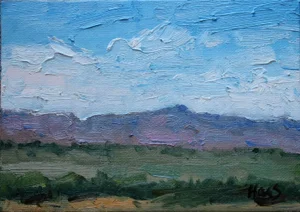 Expressionist Oil Painting Landscape