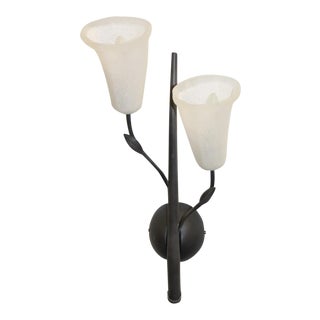 Cierre Studio Murano Hand Crafted Glass Wall Lamp For Sale
