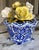 Blue & White Chinoiserie Scalloped Edge Cache Pot For Sale - Image 9 of 16