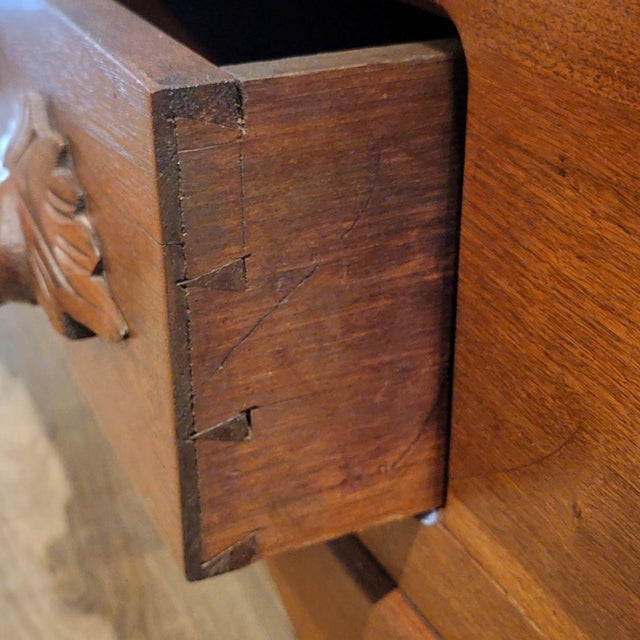 19th Century American Rococo Revival Walnut Burl Breakdown Armoire For Sale - Image 10 of 18