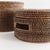 Kenneth Ludwig Chicago Burma Rattan Round Lidded Boxes, Set Of 2 For Sale - Image 4 of 4