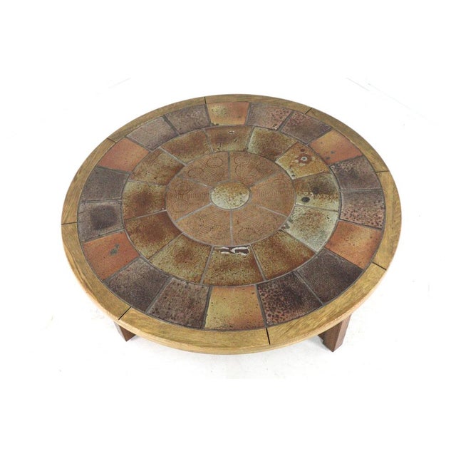 1970s Coffee Table by Tue Poulsen for Haslev Furniture Factory, Denmark For Sale - Image 5 of 6