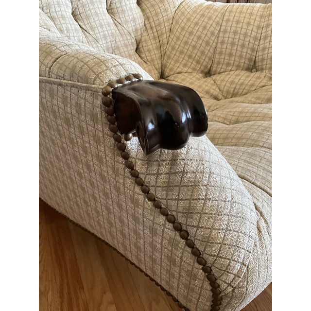 The Leopold Upholstered Accent Arm Chair and Ottoman are a timeless blend of craftsmanship and comfort, inspired by co-...