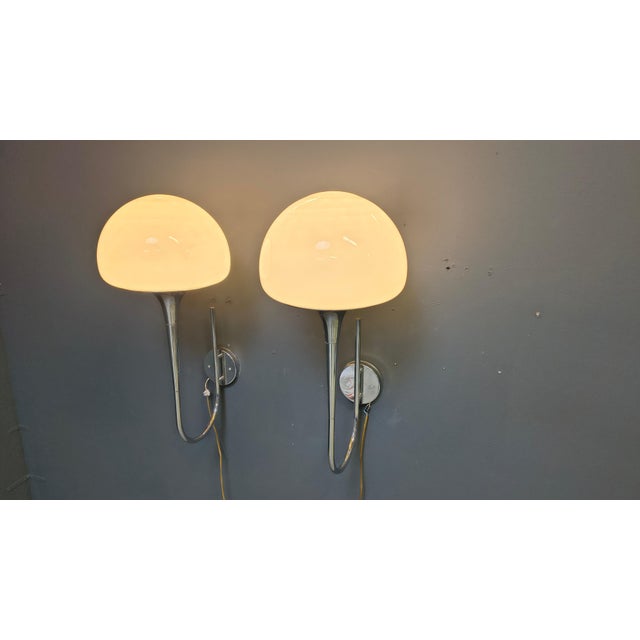 Mid-Century Italian Wall Lamps by Goffredo Reggiani for Reggiani, 1970, Set of 2 For Sale - Image 6 of 15