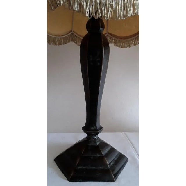 Large German Art Deco Table Lamp, 1930s For Sale - Image 4 of 8