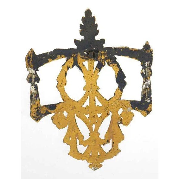 Mid-Century Modern Early 20th Century Antique Bronze Decorative Applique For Sale - Image 3 of 4