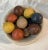 Arts & Crafts Stone Bowl With 12 Decorative Colorful Balls For Sale - Image 3 of 13