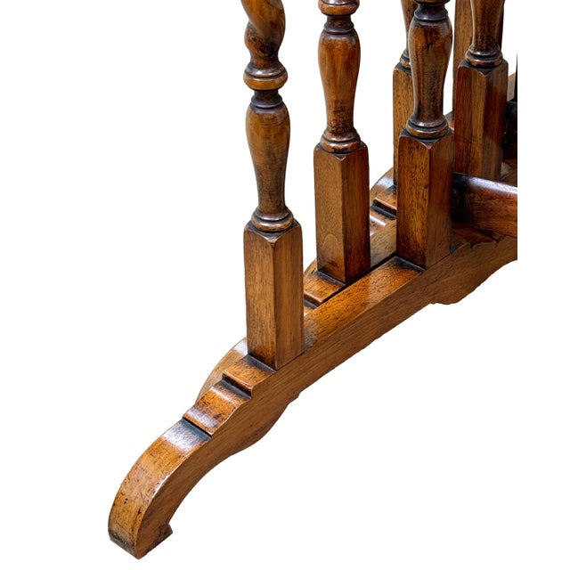 Nesting Coffee Tables in Walnut, 1920, Set of 4 For Sale - Image 4 of 14