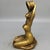 Asian Brass Kneeling Lady Incense Holder, Bathing Beauty Statue For Sale - Image 3 of 7