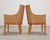 Tan Set of Six McGuire Umbria Woven Rattan Cane Dining Armchairs For Sale - Image 8 of 18