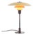Table Lamp with Yellow Metal Top Shade by Poul Henningsen for Louis Poulsen, 1930s For Sale