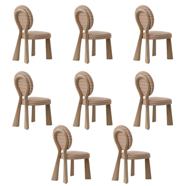 Not Yet Made - Made To Order Mary II Dining Chairs with Wood or Lacquered Legs by Ottiu, Set of 8 For Sale - Image 5 of 5