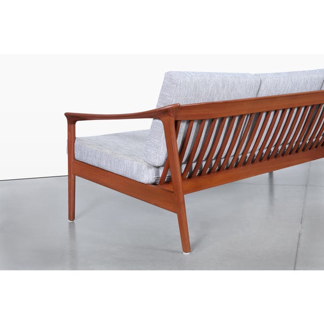 Sienna 1960s Swedish Modern “Monterey” Teak Sofa by Folke Ohlsson for Dux For Sale - Image 8 of 12