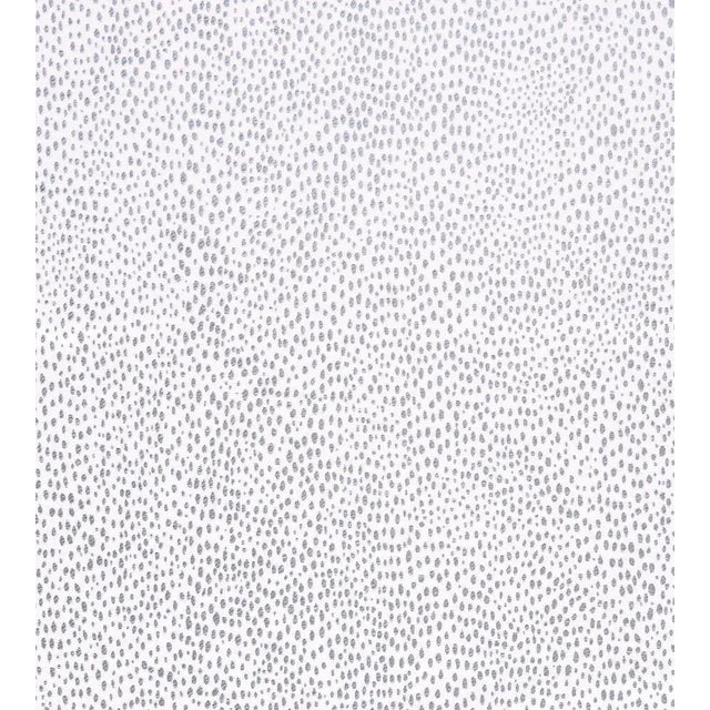 The House of Scalamandré Raindrop Fabric, Bluestone For Sale