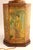 Mid Century Chinoiserie Tin Tea Canister Table Lamp - Lovely Artwork! For Sale In Dallas - Image 6 of 10