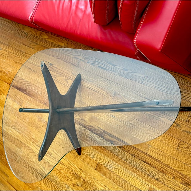 Mid-Century Modern 1970s Adrian Pearsall Style Coffee Table For Sale - Image 3 of 8