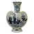 Chinese Blue White Porcelain Ru Yi Flat Body People Theme Vase For Sale