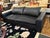 American Restoration Hardware the Cloud Sofa, Ebony Cavalo Leather. Original Price: $15,865 For Sale - Image 3 of 11