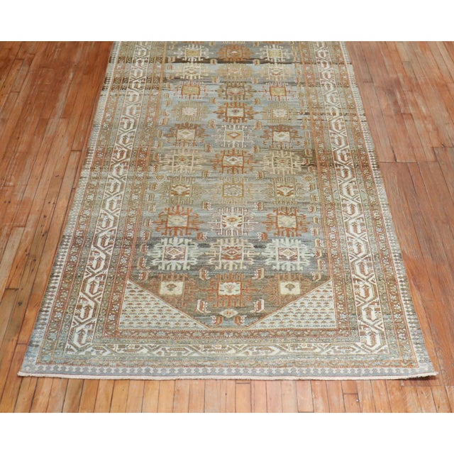 Early 20th Century Rare Corridor Size Decorative Malayer Rug - 5'2" x 18' For Sale In New York - Image 6 of 11