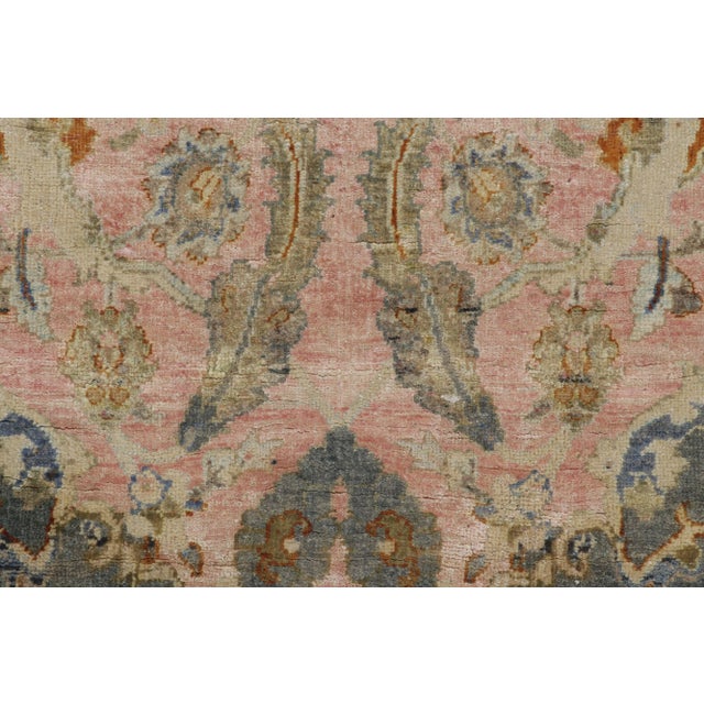 Rug & Kilim Rug & Kilim’s Modern Classics Rug in Playful Pink, Traditional Medallion Pattern For Sale - Image 4 of 7