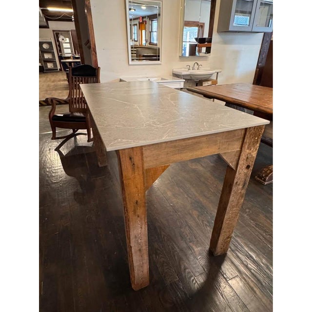 Wood Reclaimed Wood Potting Gardening Table Work Bench For Sale - Image 7 of 7