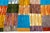 2010s Modern Abstract Baluch Style Wool Rug - Vibrantly Colored Patchwork Checkerboard For Sale - Image 5 of 11