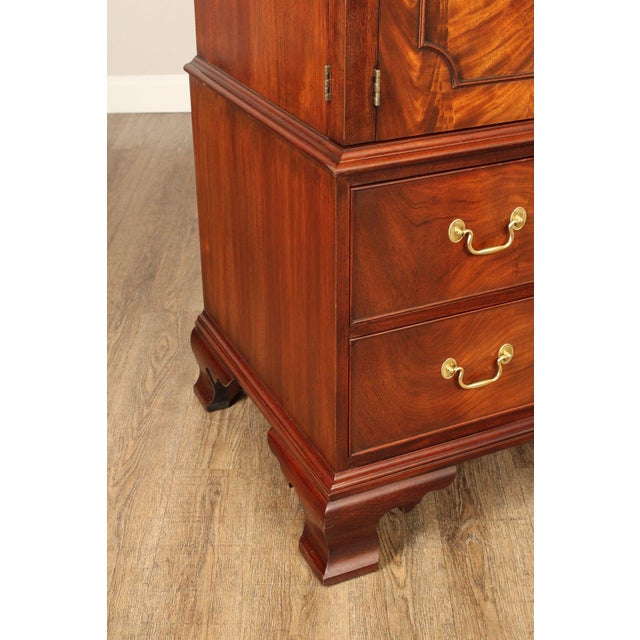 Henkel Harris Mahogany Entertainment Armoire For Sale - Image 13 of 18