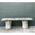 Vintage Faux Bois Concrete Garden Bench For Sale - Image 4 of 12