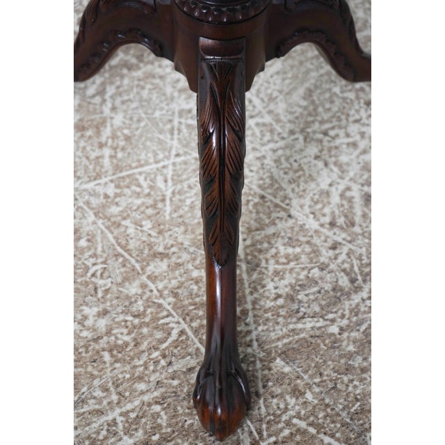 Henkel Harris Mahogany Tilt Top Table For Sale - Image 12 of 16
