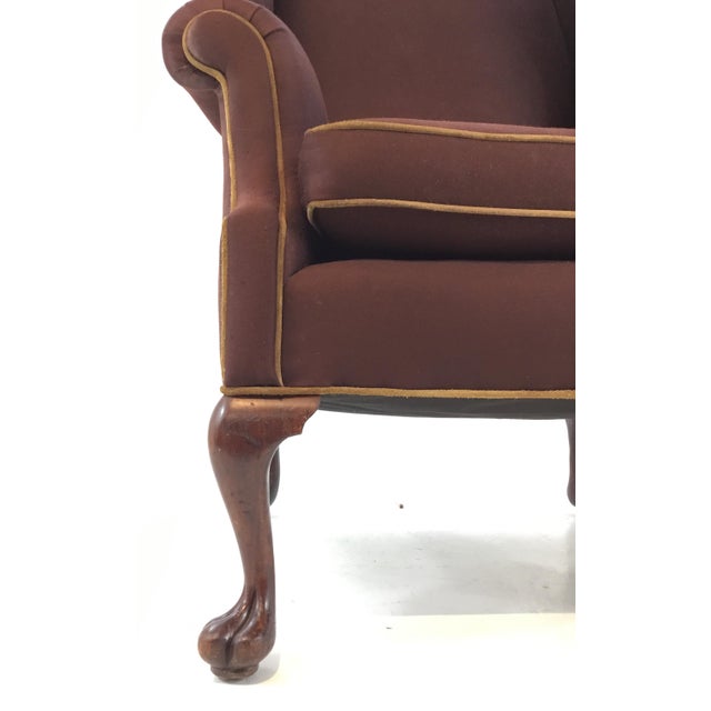 Traditional Antique Irish Wingback Chair Chairish