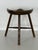 Danish Oak Tripod Stool with Sculpted Saddle Seat, 1960s For Sale - Image 4 of 7