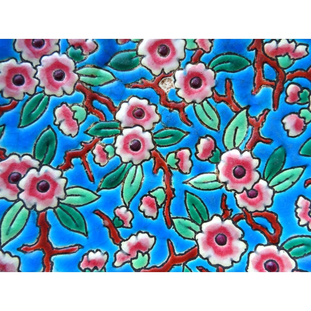 Hand painted at the Longwy factory. Marked with "Decor 188", "2A" and "441". This piece has an attribution mark, I am sure...