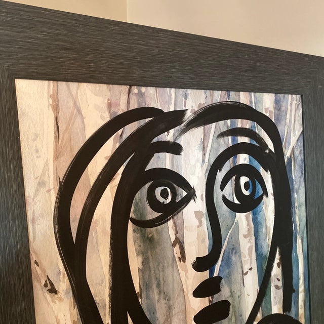 Abstract 1970s Abstract Painting by Peter Keil, Framed For Sale - Image 3 of 8