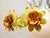 Orange Vintage and Orange Flower Chandelier 1960s For Sale - Image 8 of 9