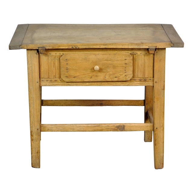Antique Side Table in Beech, 1900 For Sale
