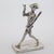 Italian Vintage Italian Handmade Genuine Silver Harlequin Carnival Character Commedia Dell'Arte Figurine For Sale - Image 3 of 10