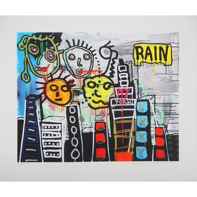 Paul Kostabi, Family Portrait in NY, Giclee Print For Sale - Image 7 of 7