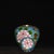 Vintage Cloisonné Enamel Ginger Jar With Peony Motif - Blue Ground For Sale - Image 4 of 9
