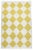 Not Yet Made - Made To Order Mustard Yellow and White Diamond Checker Zanafi Flatweave Moroccan Wool Rug (Made-To-Order) 4x6' For Sale - Image 5 of 5
