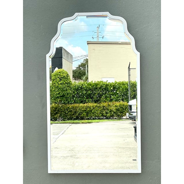 Metal Vintage Arched Frame Mirror For Sale - Image 7 of 13