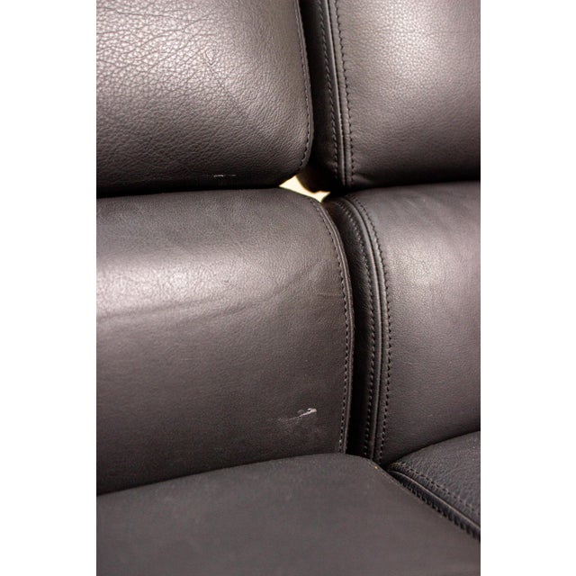 1980s Vintage Teak and Leather 2-Seater Sofa from Olsen & Laursen, 1980s For Sale - Image 5 of 17