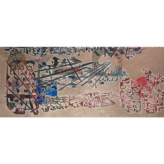 Late 20th Century Ruth Leaf Untitled C. 1990 Reproduction Print For Sale - Image 5 of 5