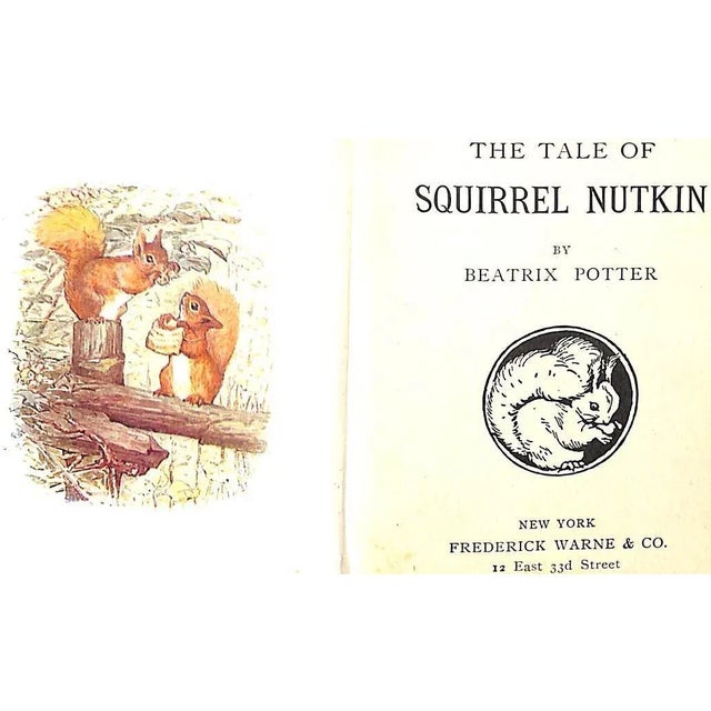POTTER, Beatrix [81] pp. F. Warne & Co 1918 5 5/8" x 4 3/8" The Tale of Squirrel Nutkin is a children's book written and...