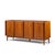 American of Martinsville Merton Gershun for American of Martinsville Mid Century Walnut and Cane Credenza and Hutch For Sale - Image 4 of 14