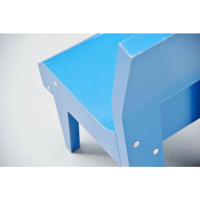 Modernist Chair Se20 attributed to Martin Visser for Spectrum, 1988 For Sale - Image 6 of 11