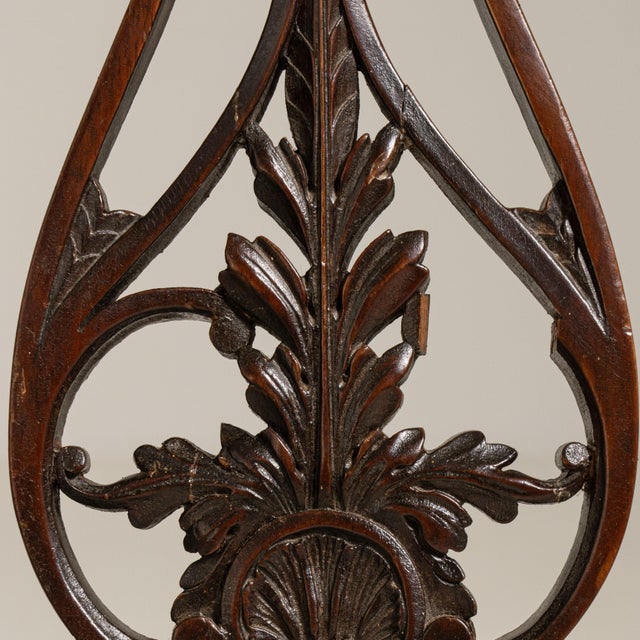 Pair of Victorian Carved Chairs with Upholstered Seats, Antique, United Kingdom, 19th Century For Sale - Image 12 of 15