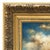 Various Artists Contemporary Plein Air Cloud Oil Painting in Square Vintage Gold Frame For Sale - Image 4 of 6