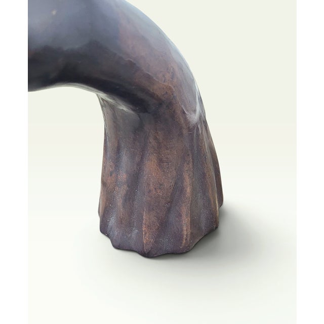 Large Late 20th Century French Bronze Female Flute Player Sculpture For Sale - Image 13 of 18