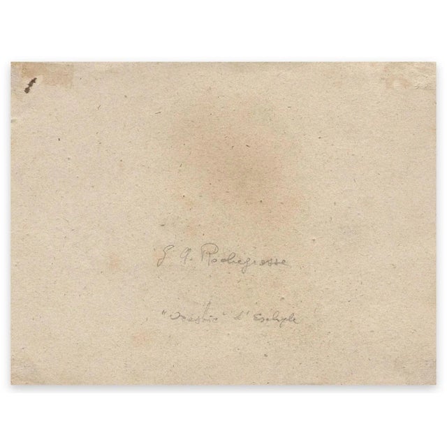 Figures is an original drawing with gray tip and watercolor on paper, realized by Georges Antoine Rochegrosse . The state...