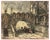 Alfred Crowquill, Church Interior with Procession, Mid-19th Century, Ink Drawing For Sale